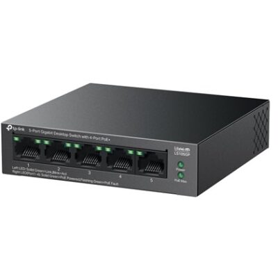 5-Port Gigabit Desktop Switch with 4-Port PoE+