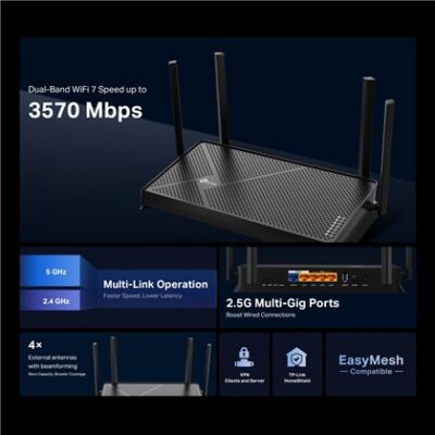 ROUTER BE3600 Dual-Band Wi-Fi 7 TP-LINK
