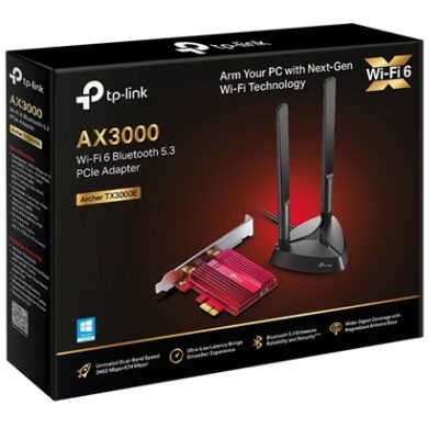 TP-LINK AX3000 WiFi 6 Bluetooth 5.0 PCIe Archer TX3000E WIRELESS