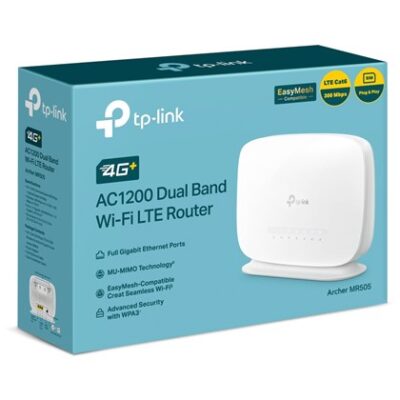 ROUTER AC1200 DUAL BAND ARCHER MR505 4G+ Cat6 TP-LINK