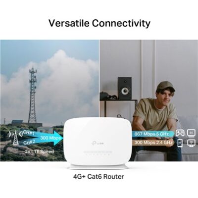 ROUTER AC1200 DUAL BAND ARCHER MR505 4G+ Cat6 TP-LINK