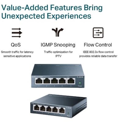 SWITCH 5PORT 10/100/1000 TP-LINK