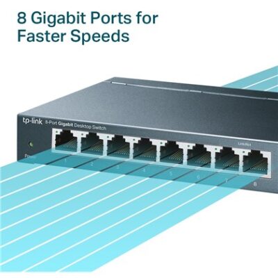 SWITCH 8PORT 10/100/1000 TP-LINK