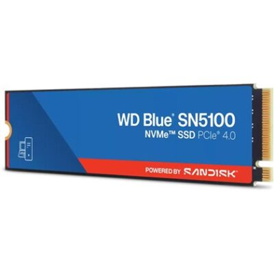 WD SSD 4TB M.2 PCIe 4.0 x4 2280 SN5100 Blue