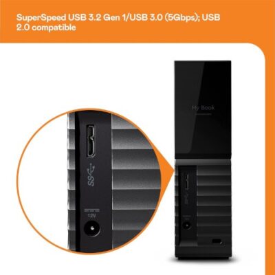 דיסק חיצוני WD MYBOOK 18TB 3.5 inch USB 3.2 Gen1 Backup Software