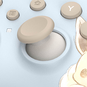 בקר חוטי HoriPad ל-Nintendo Switch 2 בעיצוב Eevee Cottagecore