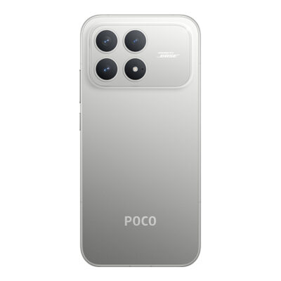 סמארטפון POCO F8 Pro 5G גרסה 12GB+512GB בצבע כסוף