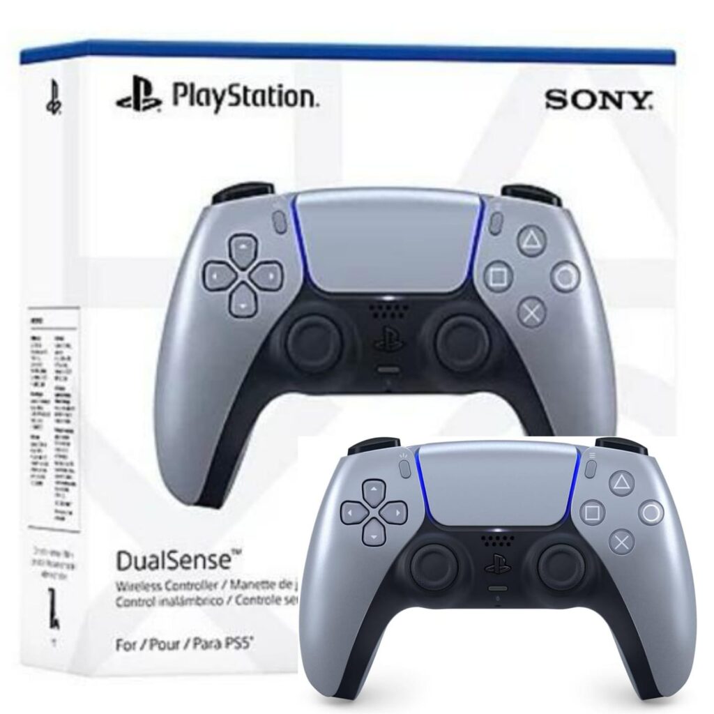 בקר אלחוטי DualSense ל-PlayStation 5 בצבע Sterling Silver
