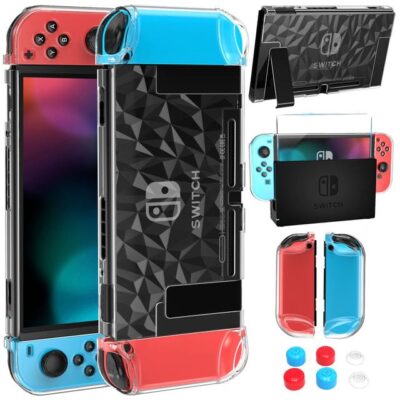 Nintendo Switch OLED Protective Kit 12 IN 1 ערכת אביזרים 101