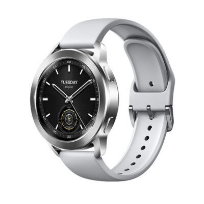 שעון ספורט חכם שיאומי דגם Xiaomi Watch S3 בצבע כסף