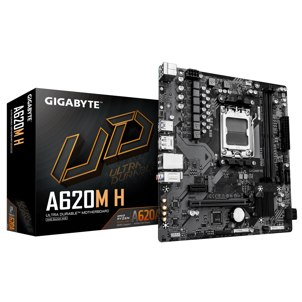 לוח למעבדי Gigabyte A620M H 2.2 DDR5 mATX DP HDMI AM5 AMD