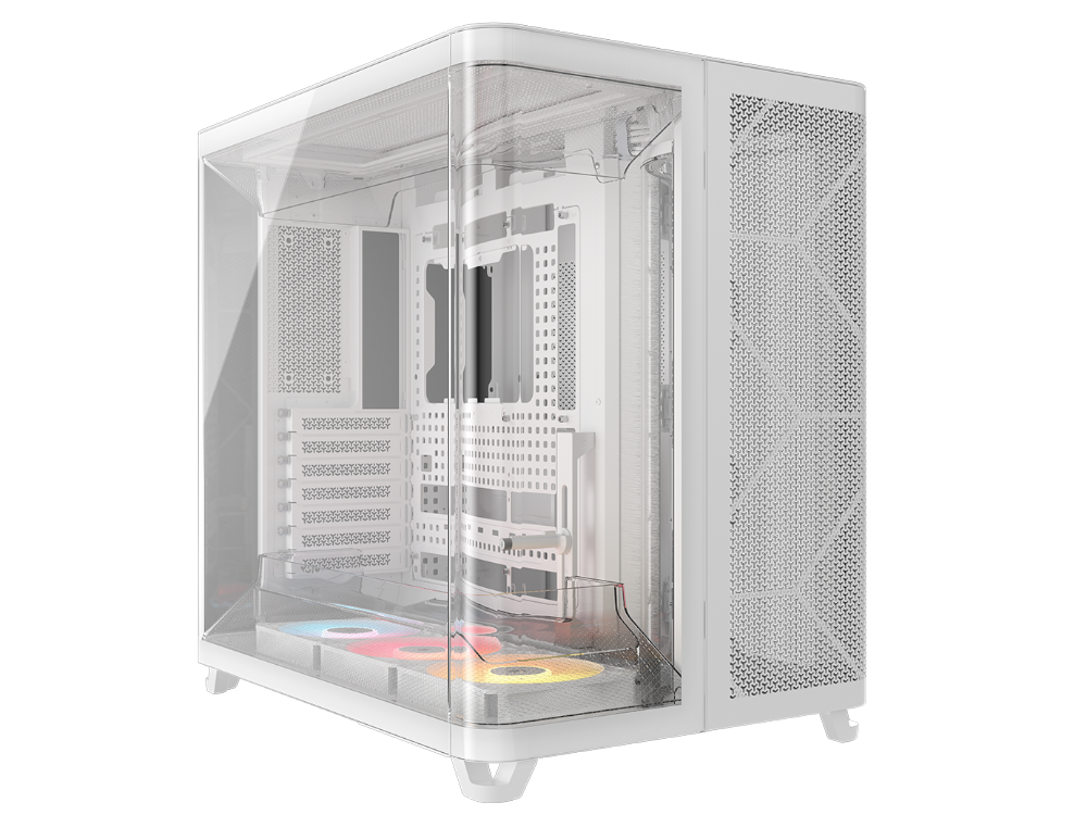 מארז Corsair AIR 5400 RS-R ARGB E-ATX 3XUSB 3.2 Type-C White