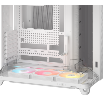 מארז Corsair AIR 5400 RS-R ARGB E-ATX 3XUSB 3.2 Type-C White