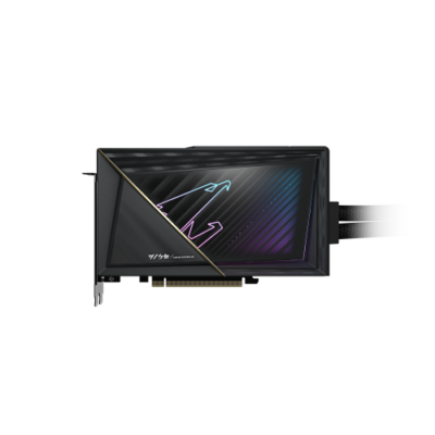 כ.מסך AORUS GeForce RTX 5080 XTREME WATERFORCE 16G 360MM RADIATOR