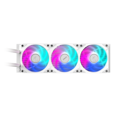 נוזלי משולש לבן Gigabyte AORUS WATERFORCE II 360 ICE 360mm ARGB