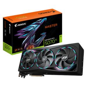 כרטיס מסך GIGABYTE AORUS GeForce RTX 5070 Ti MASTER 16G