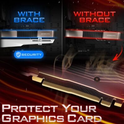 תומך לכרטיסי מסך ANTEC GPU Support Dagger White