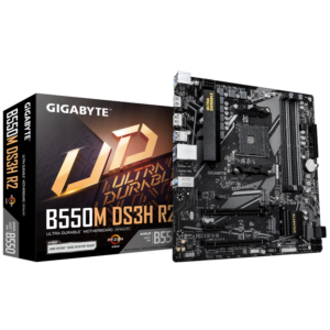 לוח אם למעבדי Gigabyte B550M DS3H R2 DDR4 Micro-Atx For AMD AM4
