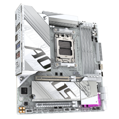 לוח אם Gigabyte B850M AORUS ELITE WIFI6E ICE M-ATX DDR5 AM5 2.5GB