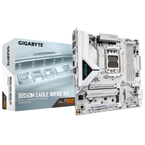 לוח אם GIGABYTE B850M EAGLE WIFI6E ICE M-ATX DDR5 AM5 BT 2.5GB
