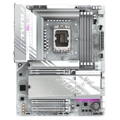 לוח למעבד דור 15 Gigabyte B860 A ELITE WIFI7 ICE ATX 2.5GB LAN