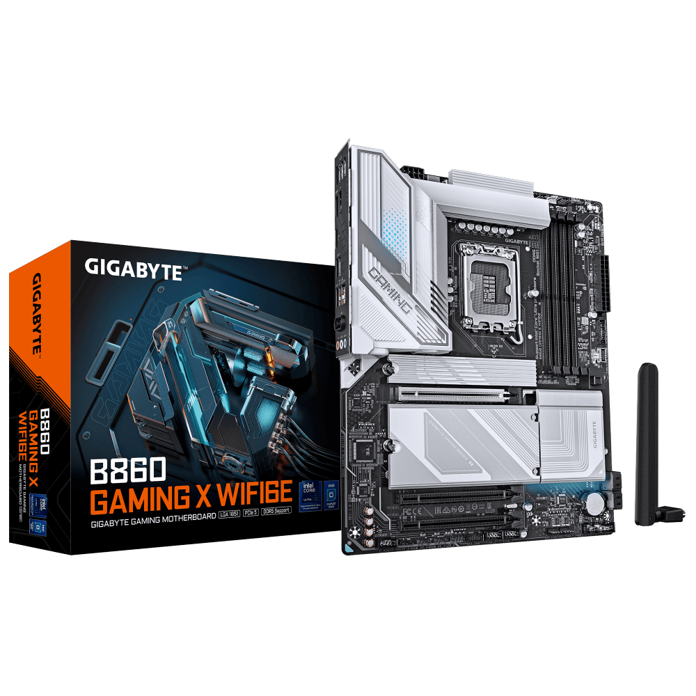 לוח למעבד דור 15 Gigabyte B860 GAMING X WIFI6E ATX 2.5GB LAN