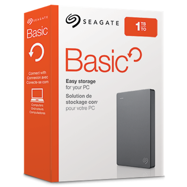 דיסק חיצוני SEAGATE Basic Portable Drive 1TB 2.5 usb 3.0