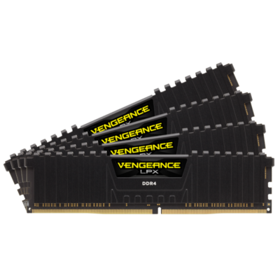 זכרון לנייח Corsair VENGEANCE LPX 64GB 4X16 3200Mhz C16 INTEL XMP