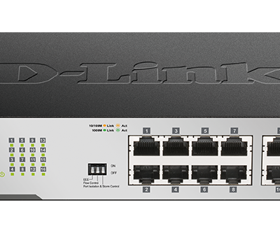 מתג לא מנוהל גיגהביט D-LINK 16 PORT Unmanaged 1GB Switch