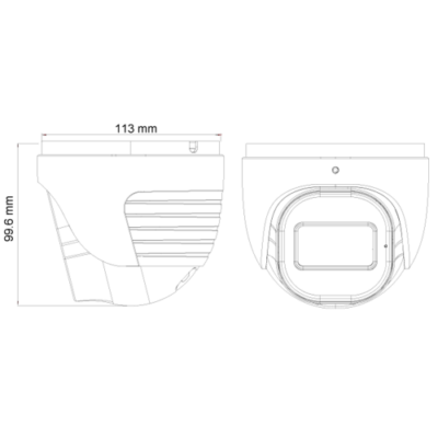מצלמת כיפה Provision AHD DI-320A-VF 2MP Vari-Focal 40M IR