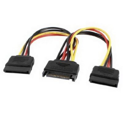 מפצל חשמל Sata Male to 2XSATA Female