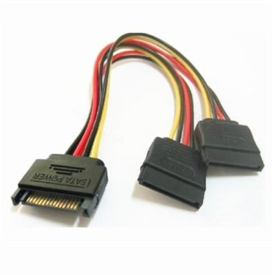 מפצל חשמל Sata Male to 2XSATA Female