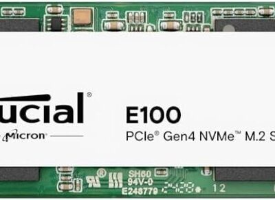 דיסק פנימי Crucial SSD E100 480GB PCIe Gen4 2280 NVMe M.2