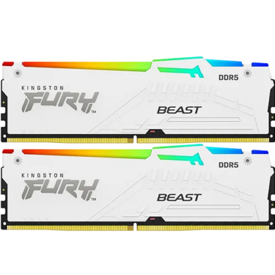 Kingston Fury Beast White RGB Expo 32GB 2X16 6000MHZ DDR5 CL30