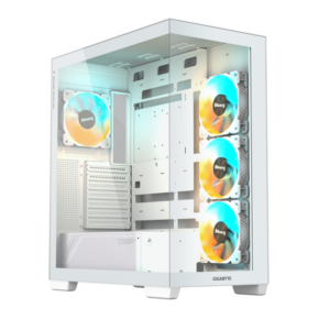 מארז לבן GIGABYTE C500 PANORAMIC STEALTH ICE Mid-Tower ATX
