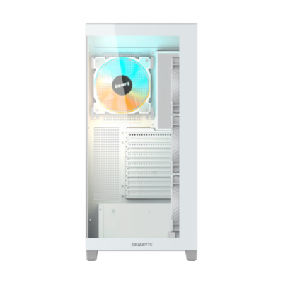 מארז לבן GIGABYTE C500 PANORAMIC STEALTH ICE Mid-Tower ATX