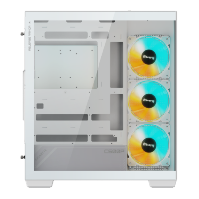 מארז לבן GIGABYTE C500 PANORAMIC STEALTH ICE Mid-Tower ATX