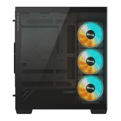 מארז GIGABYTE C500 PANORAMIC STEALTH Mid-Tower4X120mm ARGB Fans