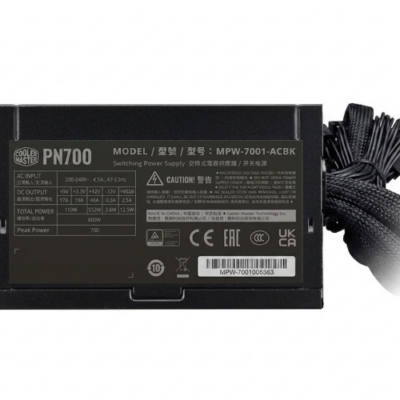 ספק כוח Cooler Master ELITE NEX 230V PEAK POWER 700 Active PFC