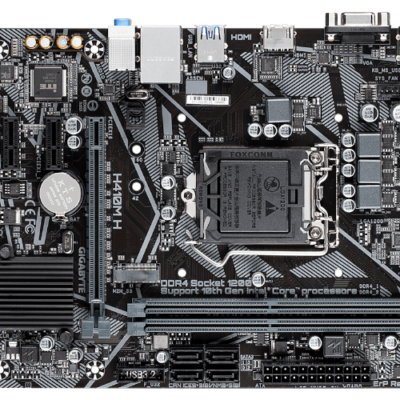 לוח אם אינטל דור 10 Gigabyte H410M H V2 2.0 Micro-ATX LGA1200