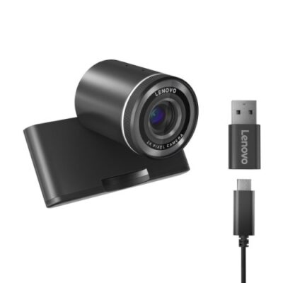 מצלמת אינטרנט Lenovo QHD Webcam 2K 4MP MIC USB