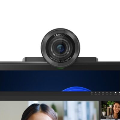 מצלמת אינטרנט Lenovo QHD Webcam 2K 4MP MIC USB