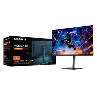 מסך Gigabyte MO32U2 EK 4K QD-OLED 0.03Ms 240Hz Adaptive Sync
