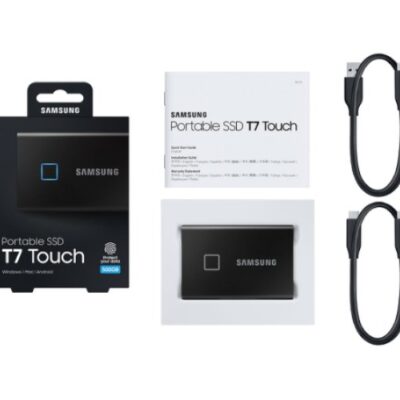 דיסק חיצוני SAMSUNG Portable SSD T7 TOUCH USB 3.2 500GB