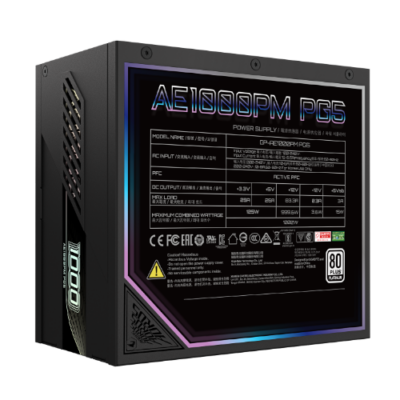 ספק כוח AORUS ELITE P1000W 80 Plus Platinum Modular PCIe 5.0