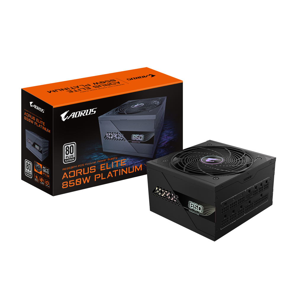 ספק כח  AORUS ELITE P850W 80 Plus Platinum Modular PCIe 5.0