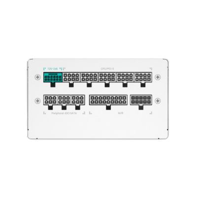 ספק כוח DeepCool PN850M 850W Gold Fully Modular Pcie 5.1 White