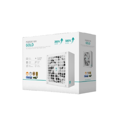 ספק כוח DeepCool PN850M 850W Gold Fully Modular Pcie 5.1 White