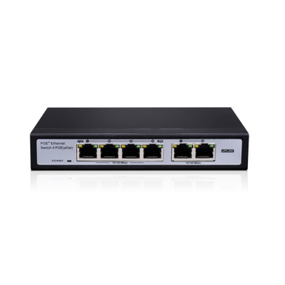 סוויץ Provision 4+2 PORT 10/100Mbps PoE 30W per Channel