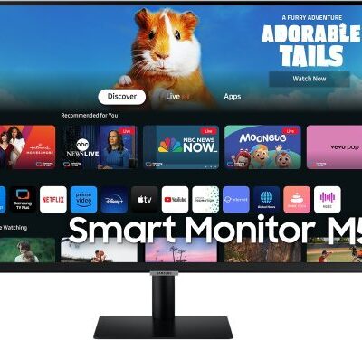 מסך חכם SAMSUNG S32 VA 4Ms FHD WIFI BT Tizen os HDR10 Speakers